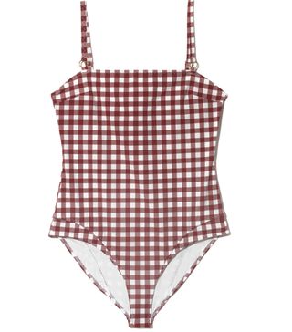 Belize + Luca Tablecloth Check Swimsuit