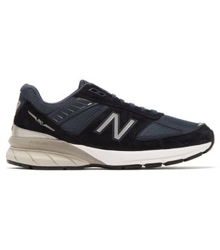 New Balance + 990v5 Suede and Mesh Trainers