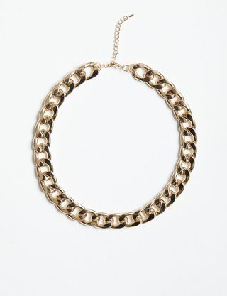 Pixie Market + Gold Chain Choker Necklace