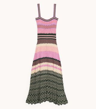Sandro + Knit Dress With Stripes