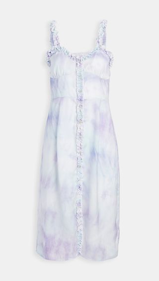 Plush + Tie Dye Tank Dress