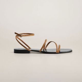 Mango + Leather Straps Sandals
