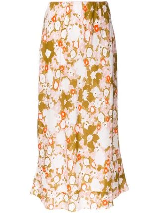 Lee Mathews + Nula Monet Floral-Print Skirt