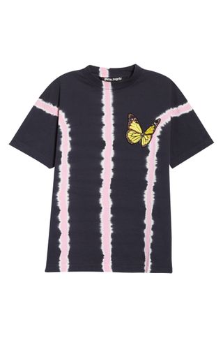 Palm Angels + Butterfly Patch Tie Dye T-Shirt