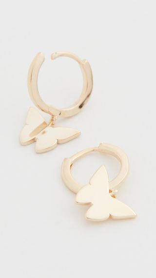 Jennifer Zeuner Jewelry + Mariah Huggie Earrings