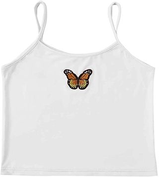 Sweatyrocks + Butterfly Print Camisole Tank