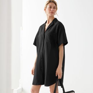 & Other Stories + Relaxed Shirt Mini Dress