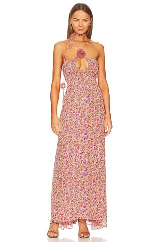 For Love & Lemons + Suzette Maxi Dress