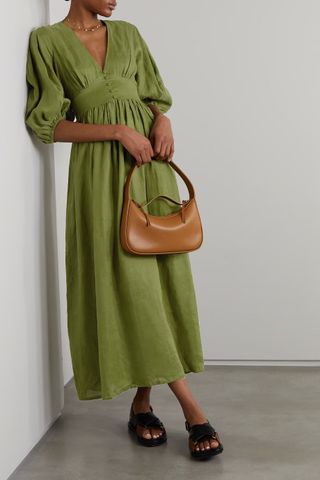 Faithfull the Brand + Clemente Linen Maxi Dress