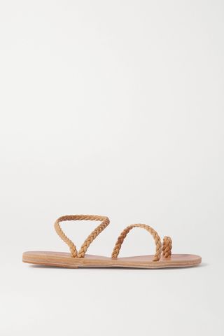 Ancient Greek Sandals + Eleftheria Braided Leather Sandals