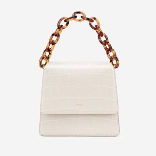 JW Pei + The Fae Acrylic Chain Top Handle Bag
