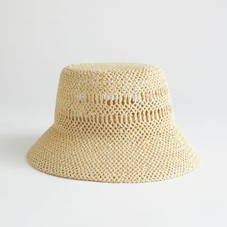 & Other Stories + Woven Straw Bucket Hat