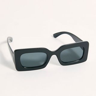 Free People + Temptation Rectangle Sunglasses