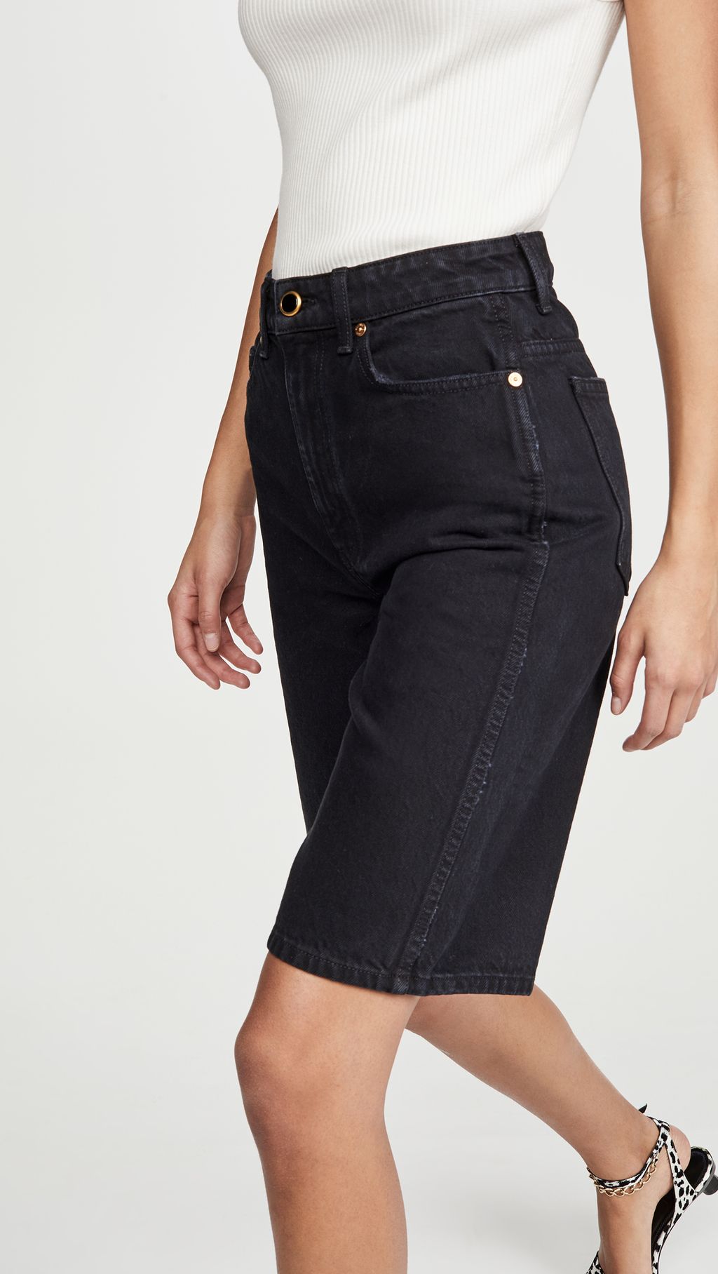21 of the Best HighWaisted Black Shorts for Women Who What Wear