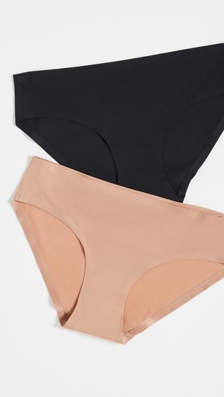 Real Underwear + Fusion Bare Hipster Panties 2 Pack
