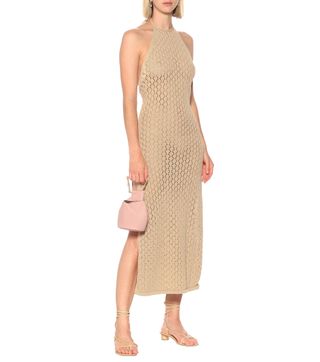 Cult Gaia + Karen Crocheted Knit Midi Dress