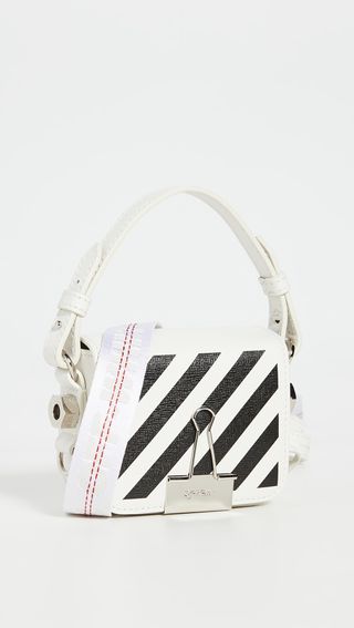 Off-White + Diagonal Baby Flap Bag