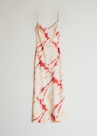 Need + Samiyah Slip Dress in Cream Tie Dye