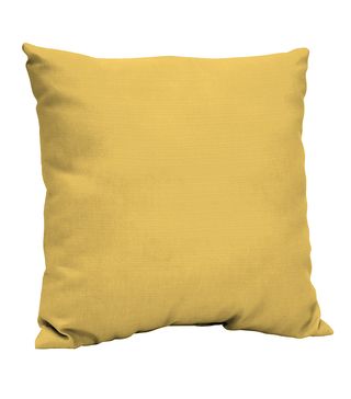 Better Homes & Gardens + Daisy Yellow 21 x 21 in. Outdoor Dining Pillow