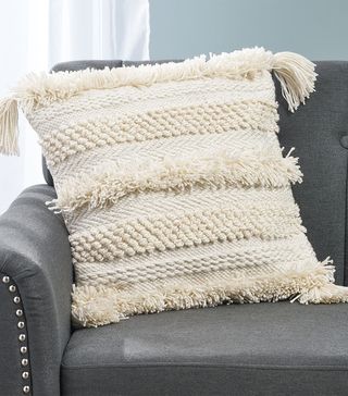 Noble House + Keygan Boho 18 Yarn and Cotton Pillow Cover