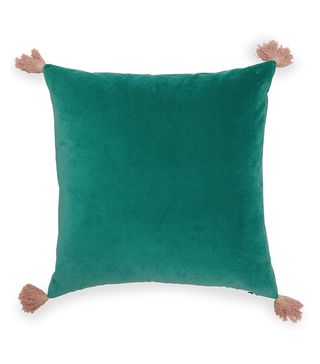 Drew Barrymore Flower Home + Velvet Decorative Throw Pillow with Tassels