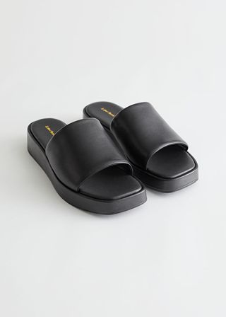& Other Stories + Leather Platform Sandals