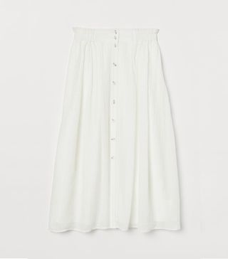 H&M + Crinkled Skirt