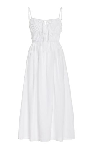 Faithfull the Brand + Francesca Linen Midi Dress