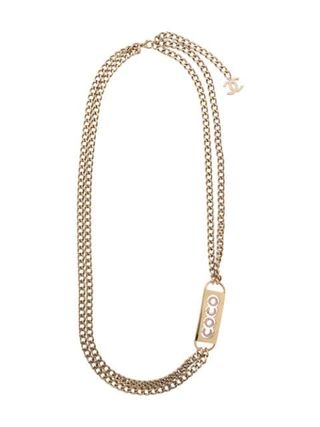 Chanel + Pre-Owned 2002 Chain Belt Style Necklace