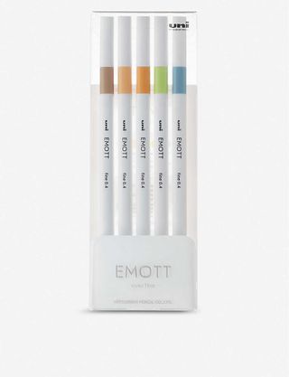 Emott + Ever Fine Neutral Pastel Fineliner Set of Five