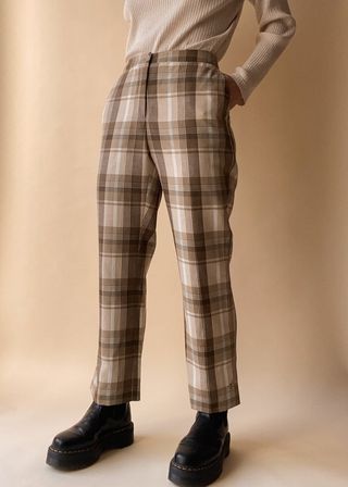 Vintage + Gingham Trousers