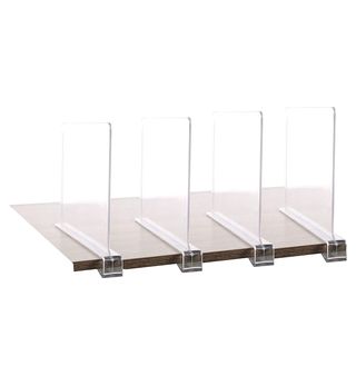 Cq Acrylic + 4pcs Multifunction Acrylic Shelf Dividers