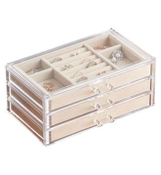 Herfav + Jewelry Box With 3 Drawers