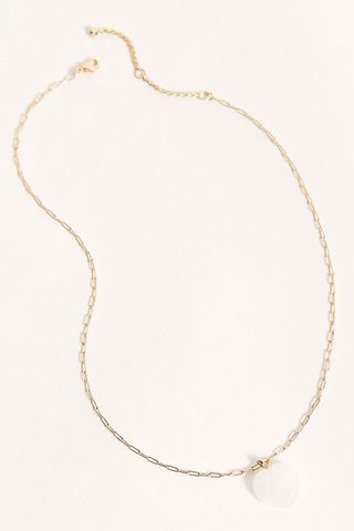 Free People + 14k Gold Plated Key to My Heart Necklace