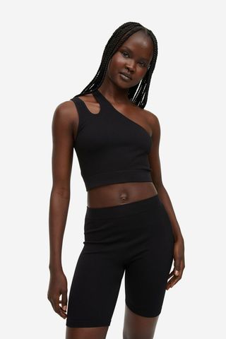 H&M + Seamless One-Shoulder Top