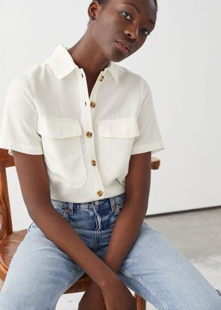 & Other Stories + Relaxed Patch Pocket Shirt