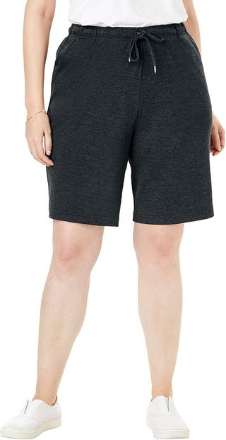 Woman Within + Knit Shorts