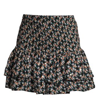 Scoop + Tiered Ruffle Mini Skirt