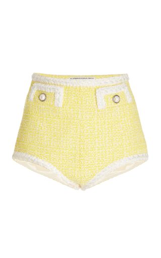 Alessandra Rich + Sequined Tweed Hotpants