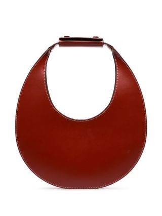 Staud + Red Moon Leather Shoulder Bag
