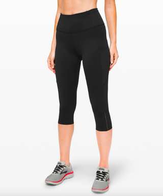 Lululemon + Fast and Free Crop II 19-Inch Nulux