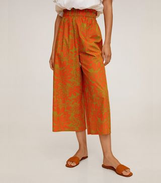 Mango + Tropical Print Pants