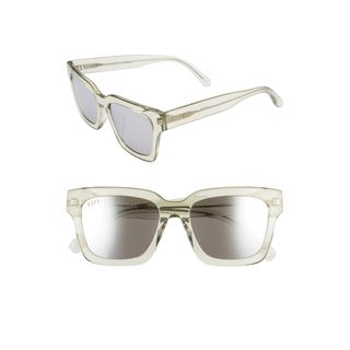 Diff + Austen 55mm Square Sunglasses