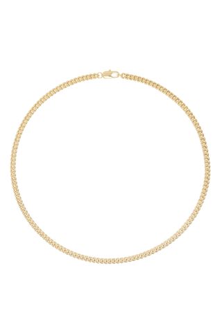 Laura Lombardi + Gold Curb Chain Necklace