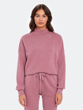 NSF Clothing + Cleo Mock Neck Sweatshirt