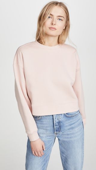 Ninety Percent + Cropped Sweatshirt