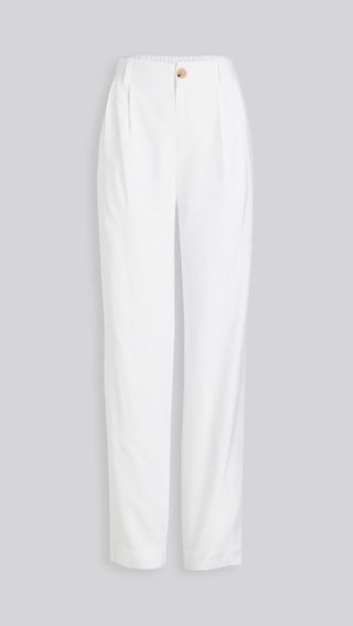 Vince + Pleat Front Tapered Trousers