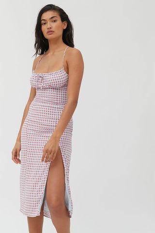 Urban Outfitters + April Tie-Back Midi Slip Dress