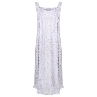 The 1 for U + Nancy 100% Cotton Victorian Sleeveless Nightgown