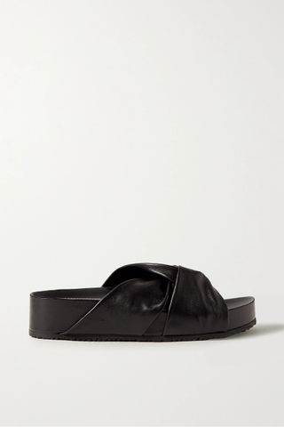 Proenza Schouler + Knotted Leather Slides